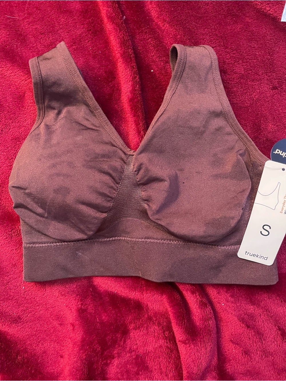 Shapermint Women's Wireless Comfort Bra - Brown, S